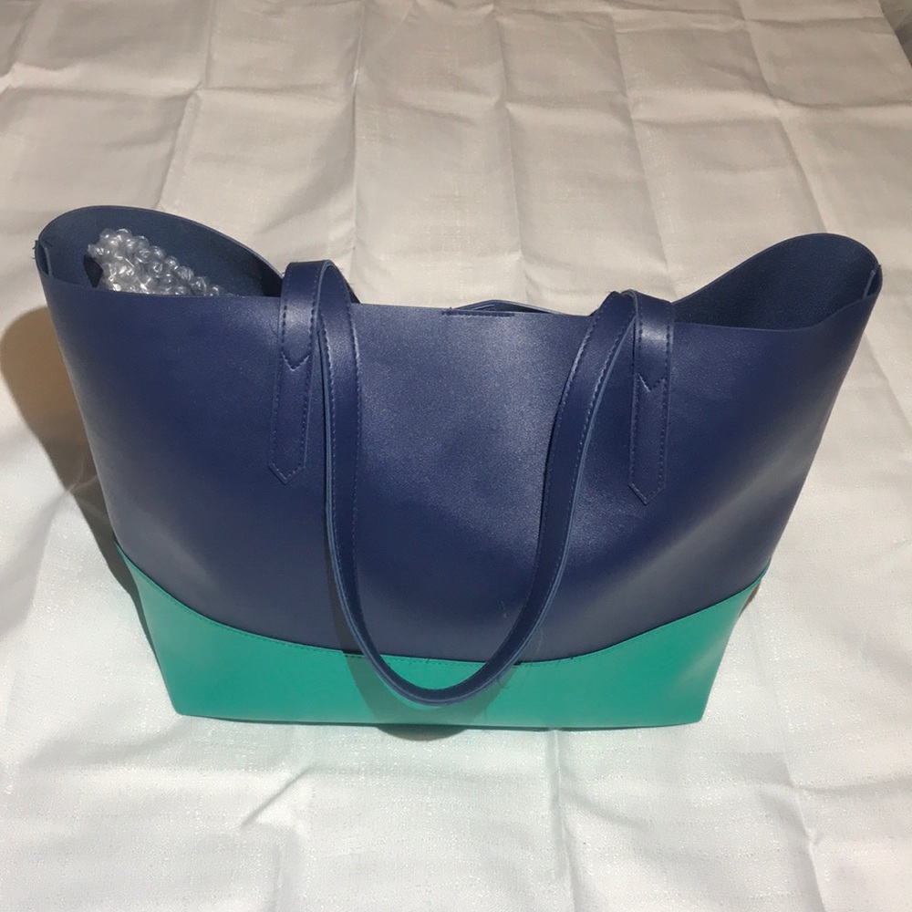 Faux Leather Shoulder Bag